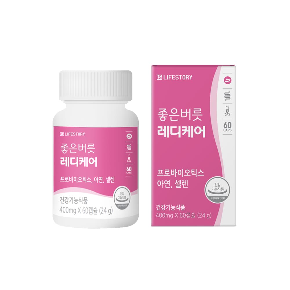 LIFESTORY 질 유래 유산균 60캡슐 여성 임산부