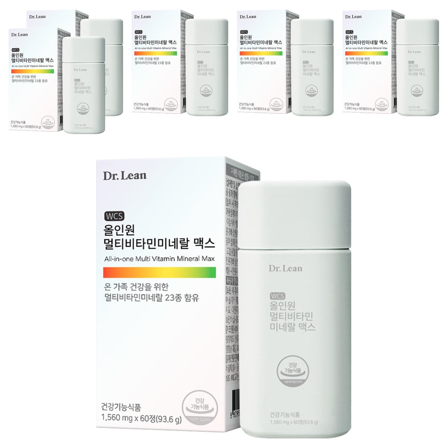 닥터린 올인원 멀티비타민미네랄 맥스  33중 60정  6개