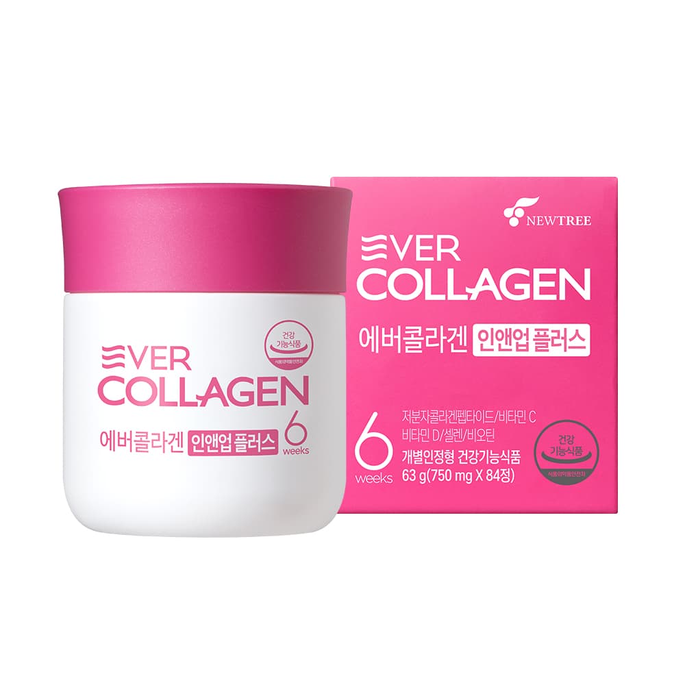 에버콜라겐 인앤업 플러스 750mg x 84정, 1개