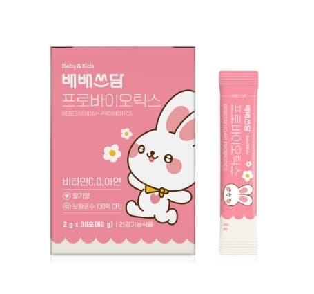 배배쓰담 프로바이오틱스 아기유산균 2g x 30포, 1개