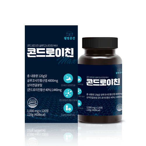 웰빙곳간 콘드로이친 글루코사민 MAX 1000mg x 120정, 1개