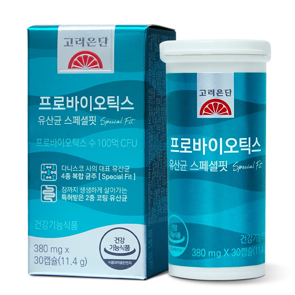 고려은단 프로바이오틱스 유산균 스페셜핏 380mg x 30캡슐, 3개