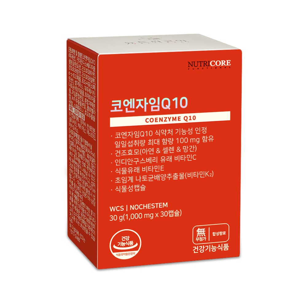 뉴트리코어 코엔자임Q10 1000mg x 30캡슐, 5개