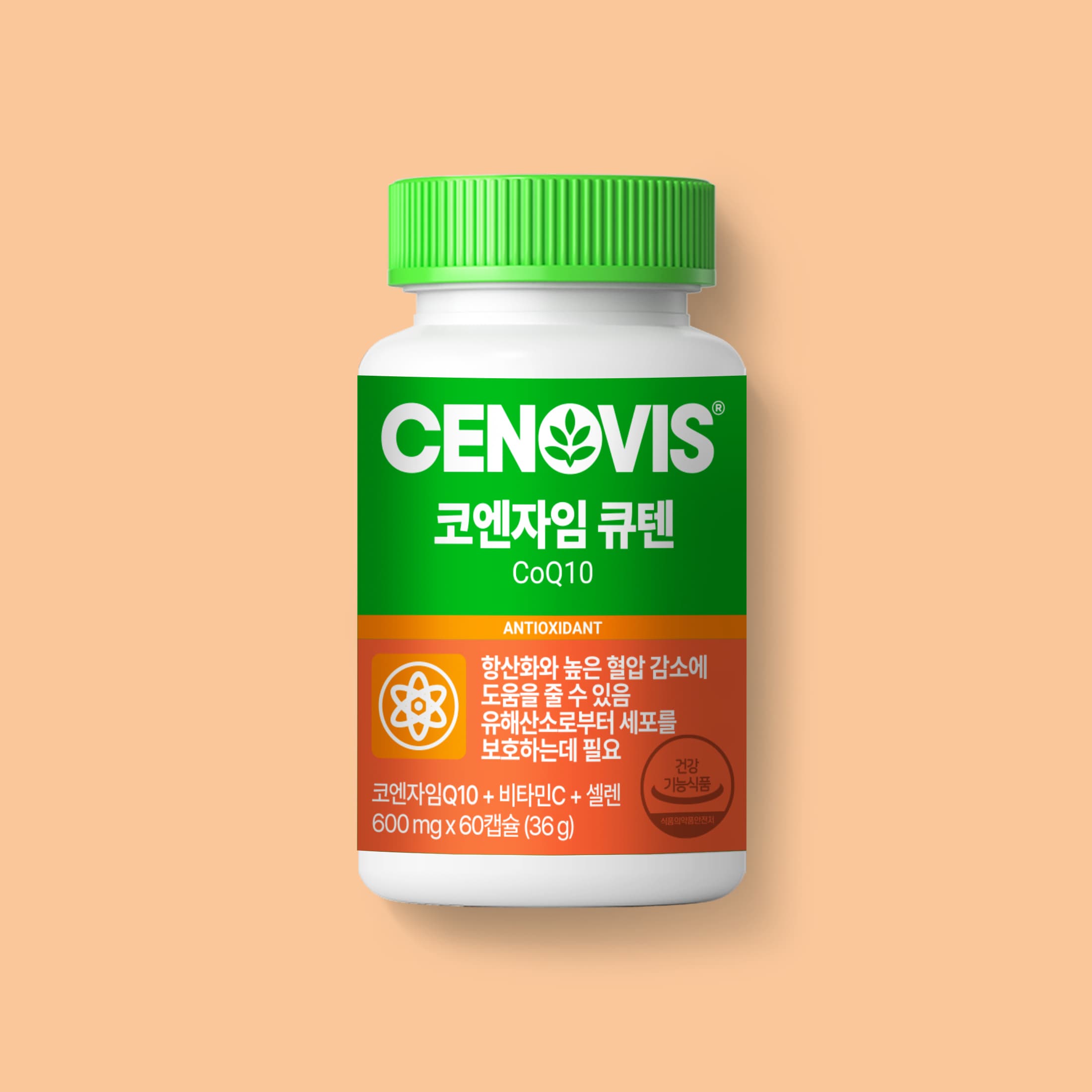 세노비스 코엔자임 큐텐 600mg x 60캡슐, 2개