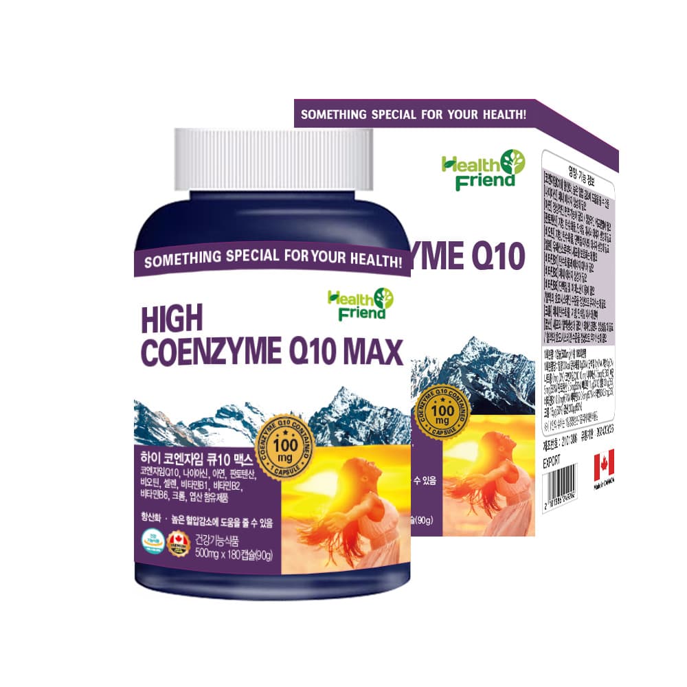 헬스프랜드 하이 코엔자임 Q10 맥스 500mg x 180캡슐, 1개