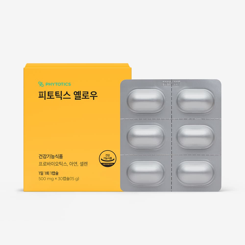 피토틱스 옐로우 질유산균 500mg x 30캡슐, 3개