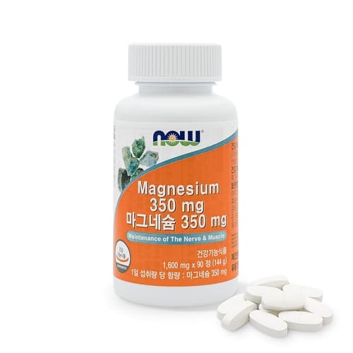 나우푸드 마그네슘 350mg 1600mg x 90정, 2개