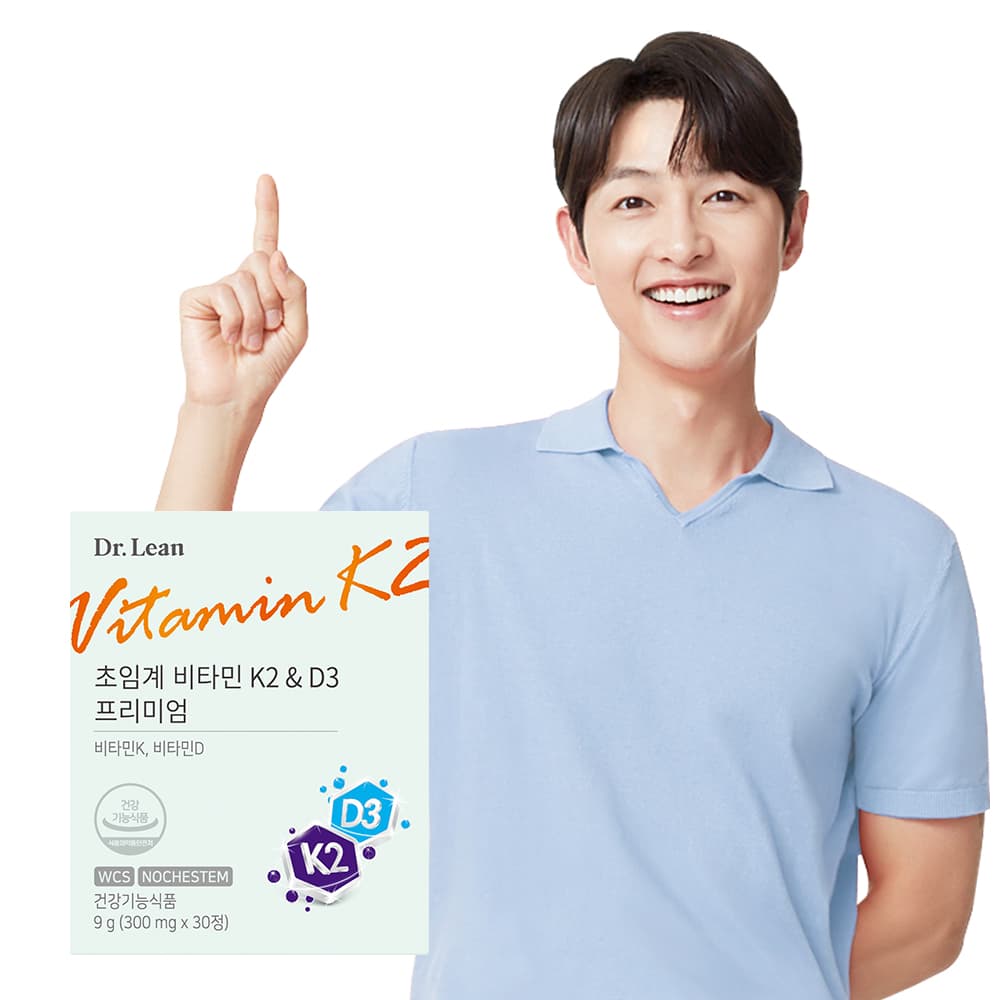 닥터린 초임계 비타민 K2 &amp; D3 프리미엄 300mg x 30정, 3개