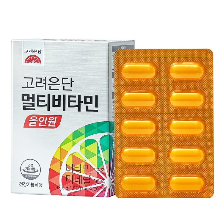 고려은단 멀티비타민 올인원 1560mg x 60정, 1개