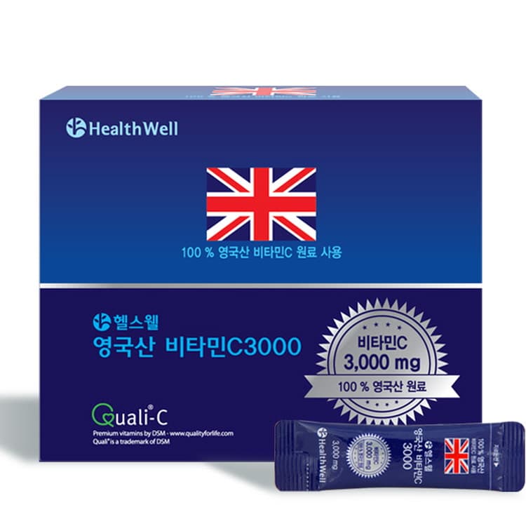 헬스웰 영국산 비타민C 3000 3000mg x 100포, 1개