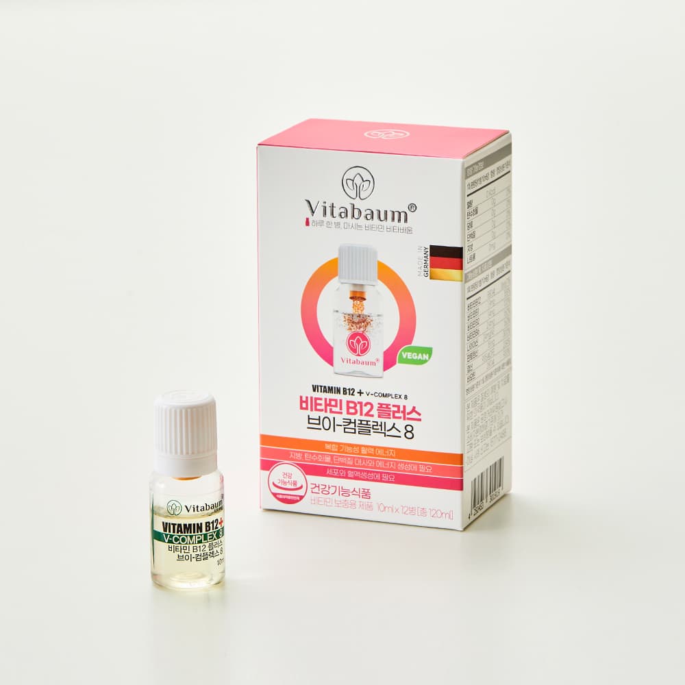 비타바움 비타민B12 플러스 브이 컴플렉스8 10ml x 12개입, 1개