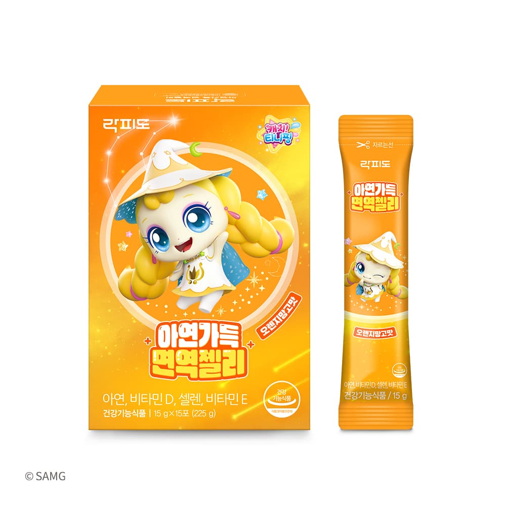 락피도 아연가득 면역젤리 15g x 15포, 2개