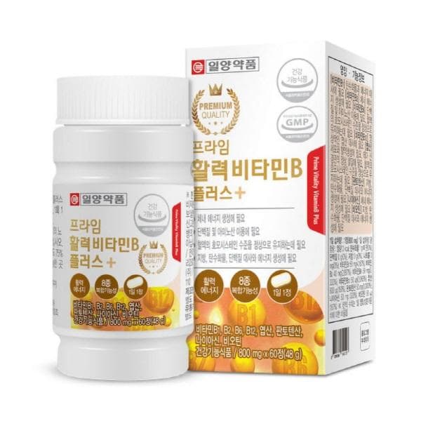 일양약품 프라임 활력비타민B 플러스 800mg x 60정, 6개