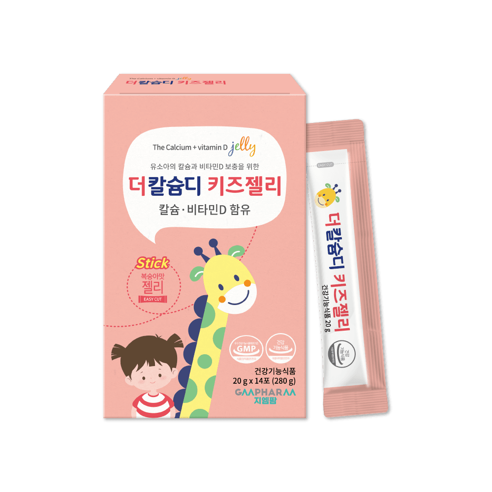 지엠팜 더칼슘디 키즈 젤리 20g x 14포, 2개