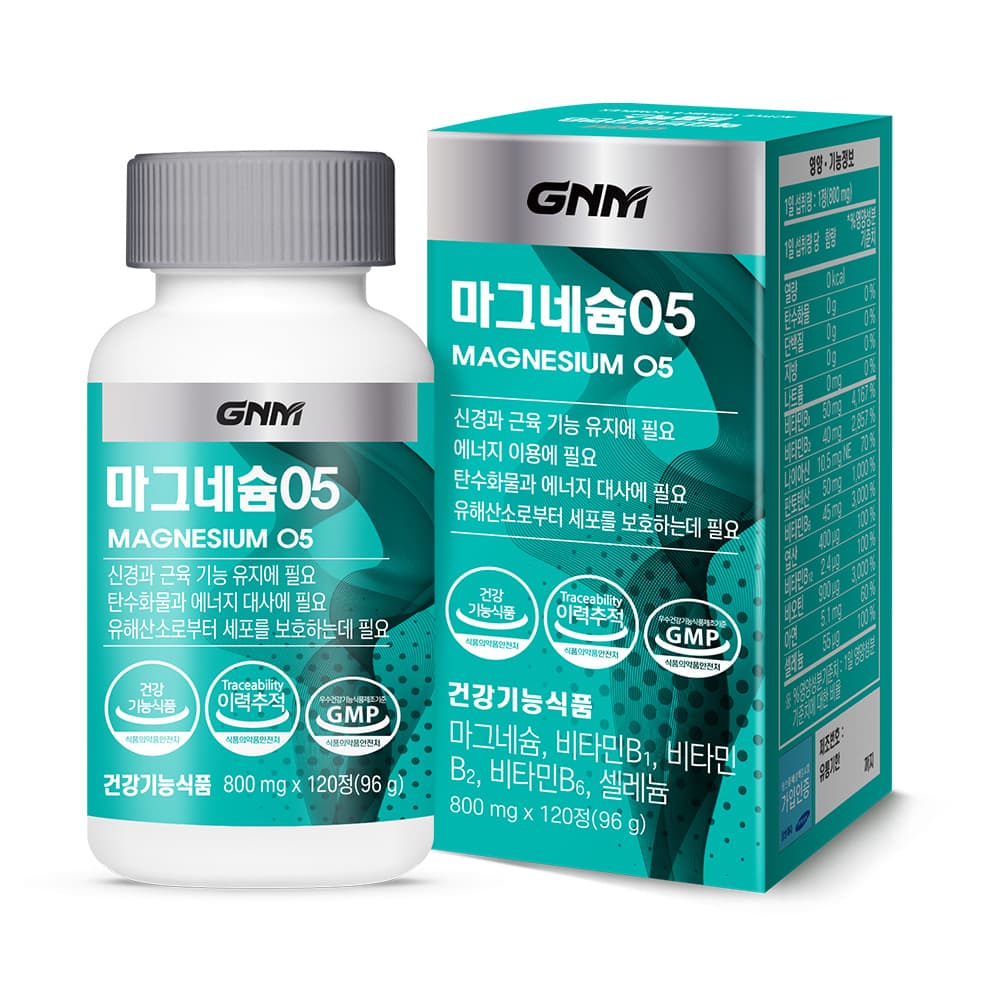 GNM자연의품격 마그네슘05 800mg x 120정, 2개