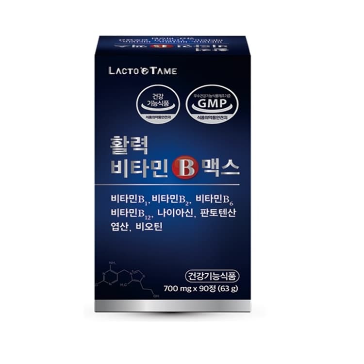 락토테미 활력 비타민b 맥스 700mg x 90정, 1개