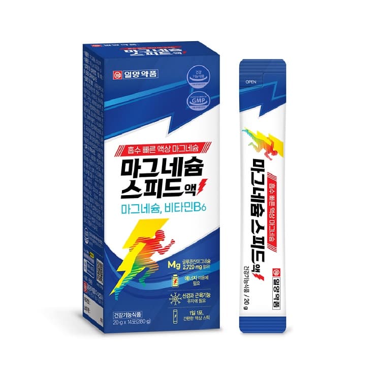 일양약품 마그네슘 스피드액 20g x 14포, 6개