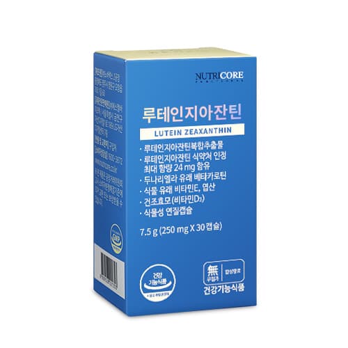 뉴트리코어 루테인지아잔틴 250mg x 30캡슐, 5개