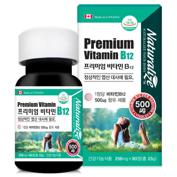 네추럴라이즈 프리미엄 비타민B12 256mg x 90정, 1개