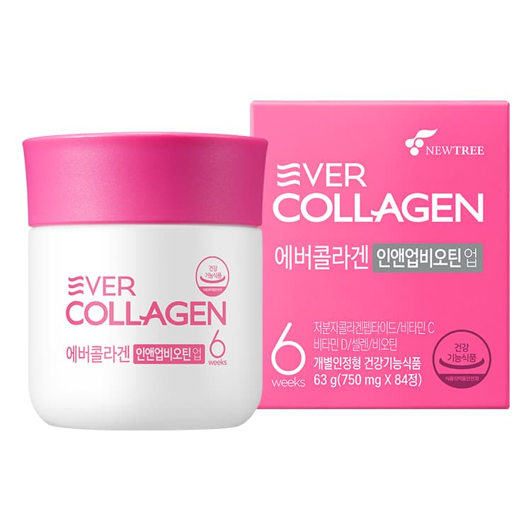 에버콜라겐 인앤업비오틴 업 750mg x 84정, 3개