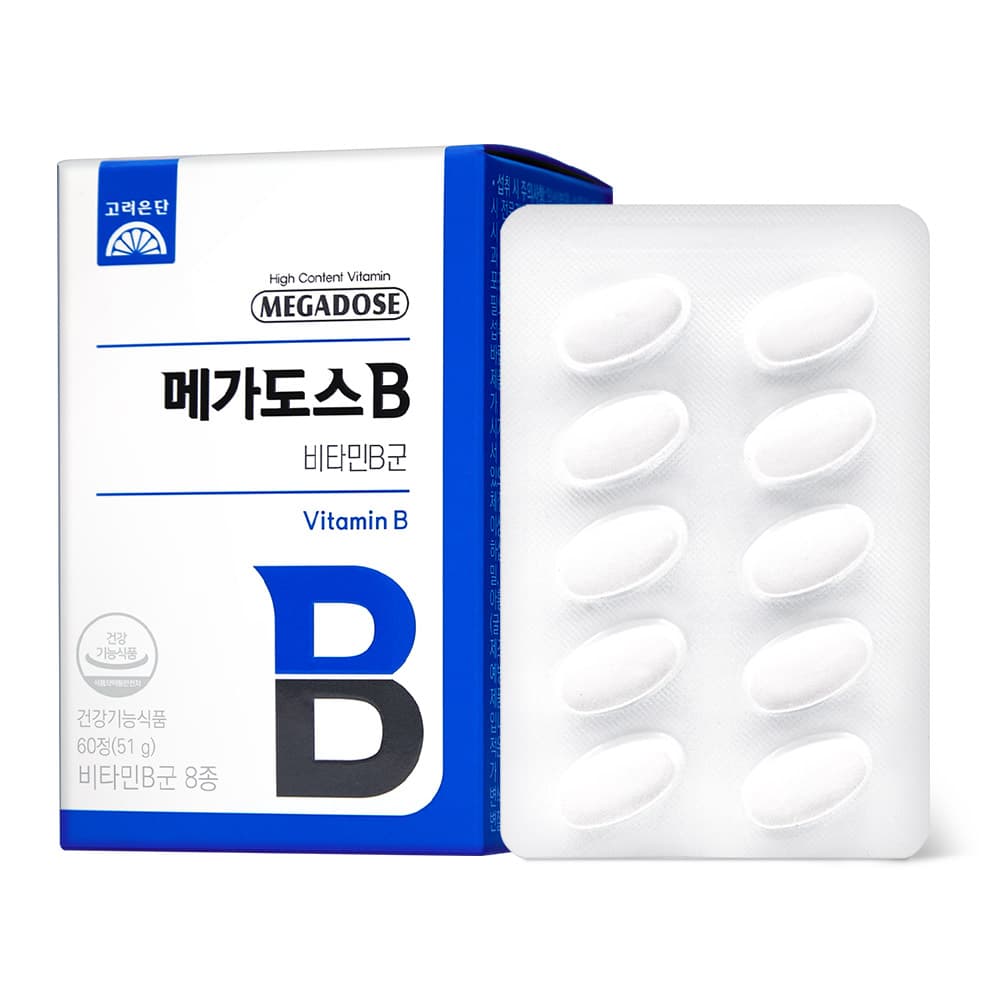 고려은단 메가도스B 비타민B군 850mg x 60정, 3개