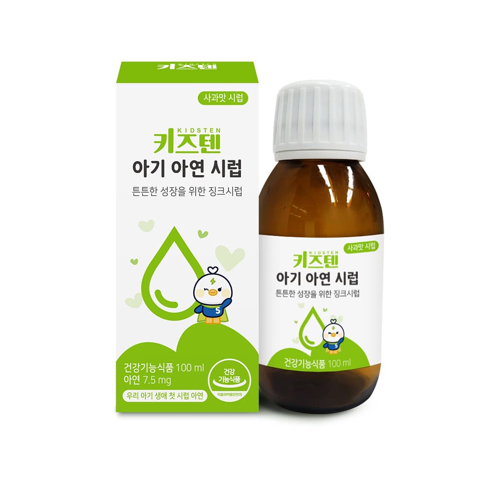 키즈텐 아기 아연 시럽 100ml, 1개