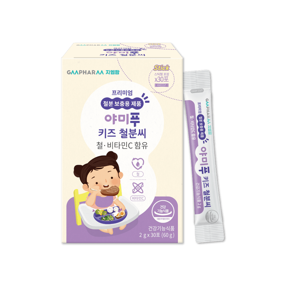 지엠팜 야미푸 키즈 철분씨 2g x 30포, 2개
