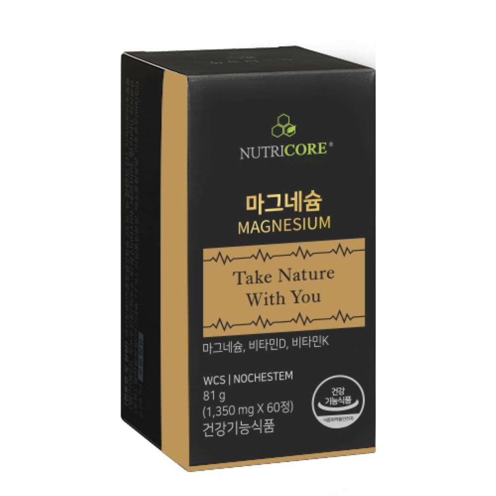 뉴트리코어 마그네슘 1350mg x 60정, 1개