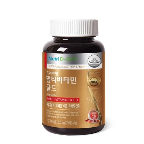 뉴트리디데이 프리미엄 멀티비타민 골드 500mg x 90정, 1개