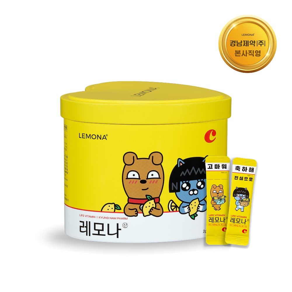 레모나 카카오프렌즈 레모나산 2g x 70포, 2개