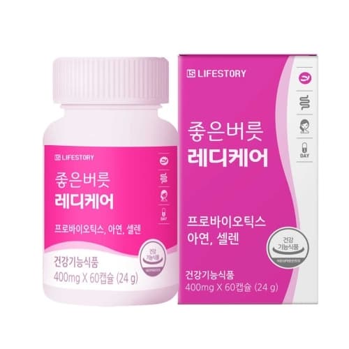 LIFESTORY 좋은버릇 레디케어 400mg x 60캡슐, 1개