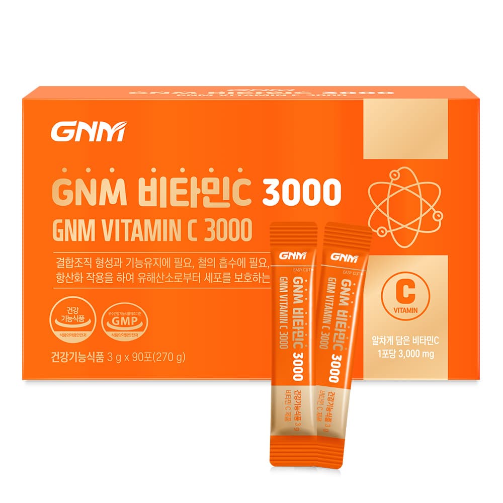 GNM자연의품격 비타민C 3000 3g x 90포, 2개