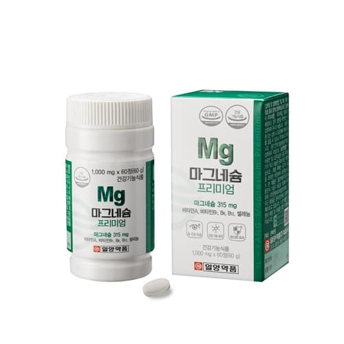 일양약품 마그네슘 프리미엄 1000mg x 60정, 1개