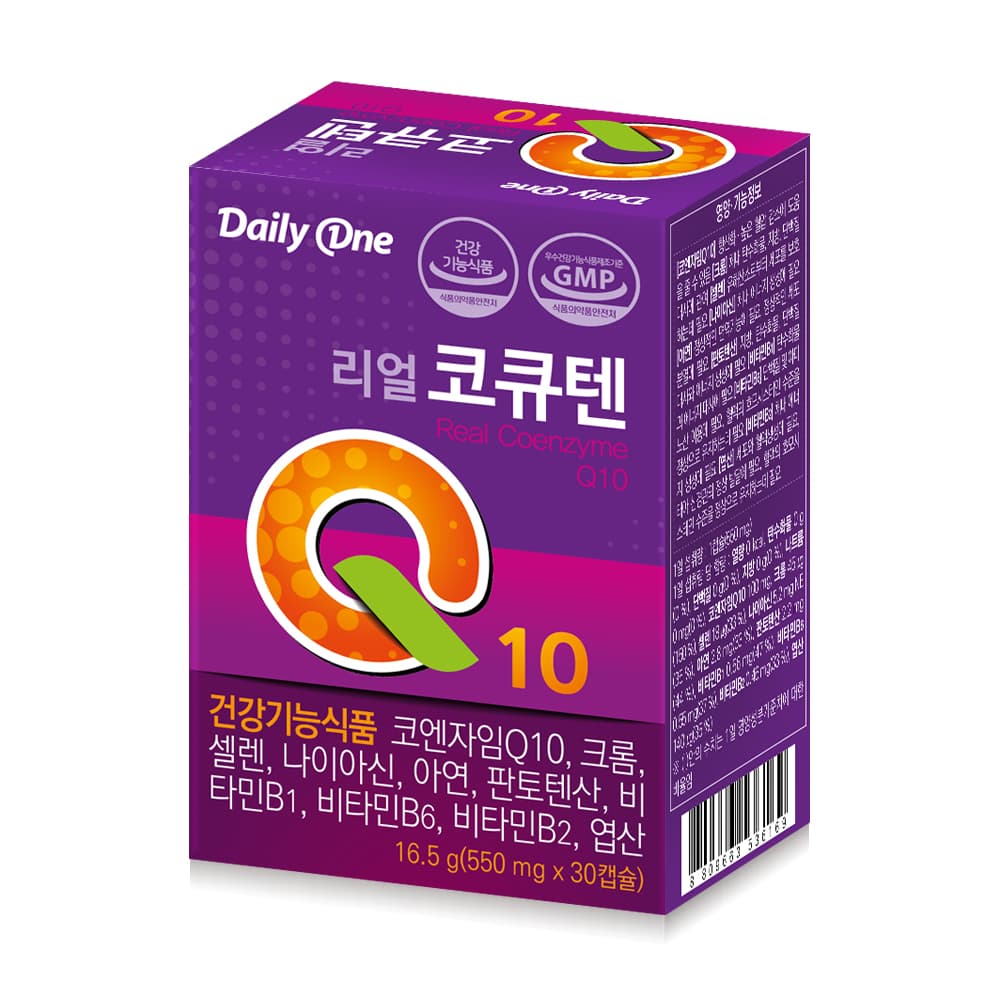 데일리원 리얼 코큐텐 550mg x 30캡슐, 1개
