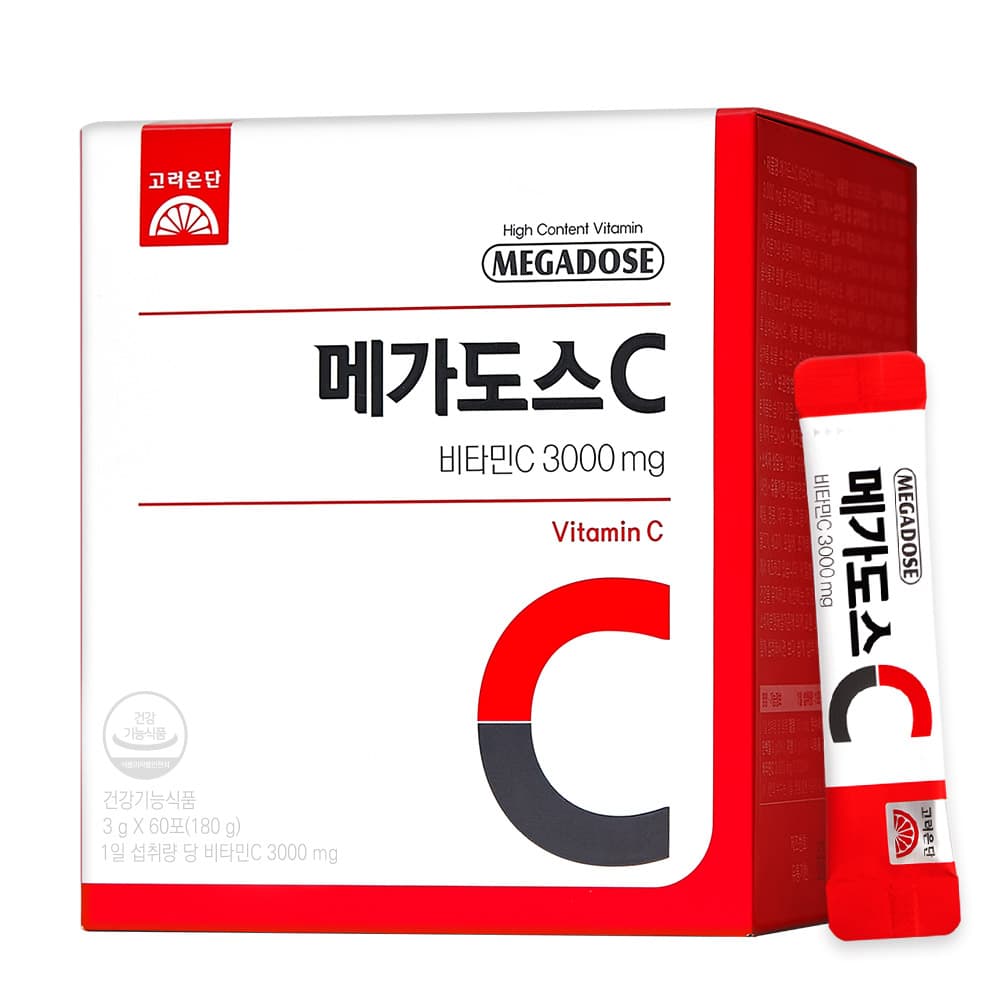 고려은단 메가도스C 비타민C 3000 3g x 60포, 1개