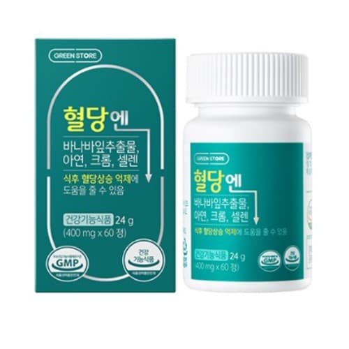 그린스토어 혈당엔 400mg x 60정, 1개