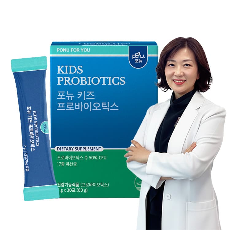포뉴 키즈 프로바이오틱스 아기유산균 2g x 30포, 4개