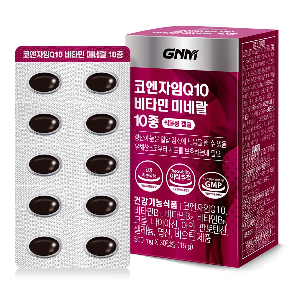 GNM자연의품격 코큐텐11 500mg x 30캡슐, 6개