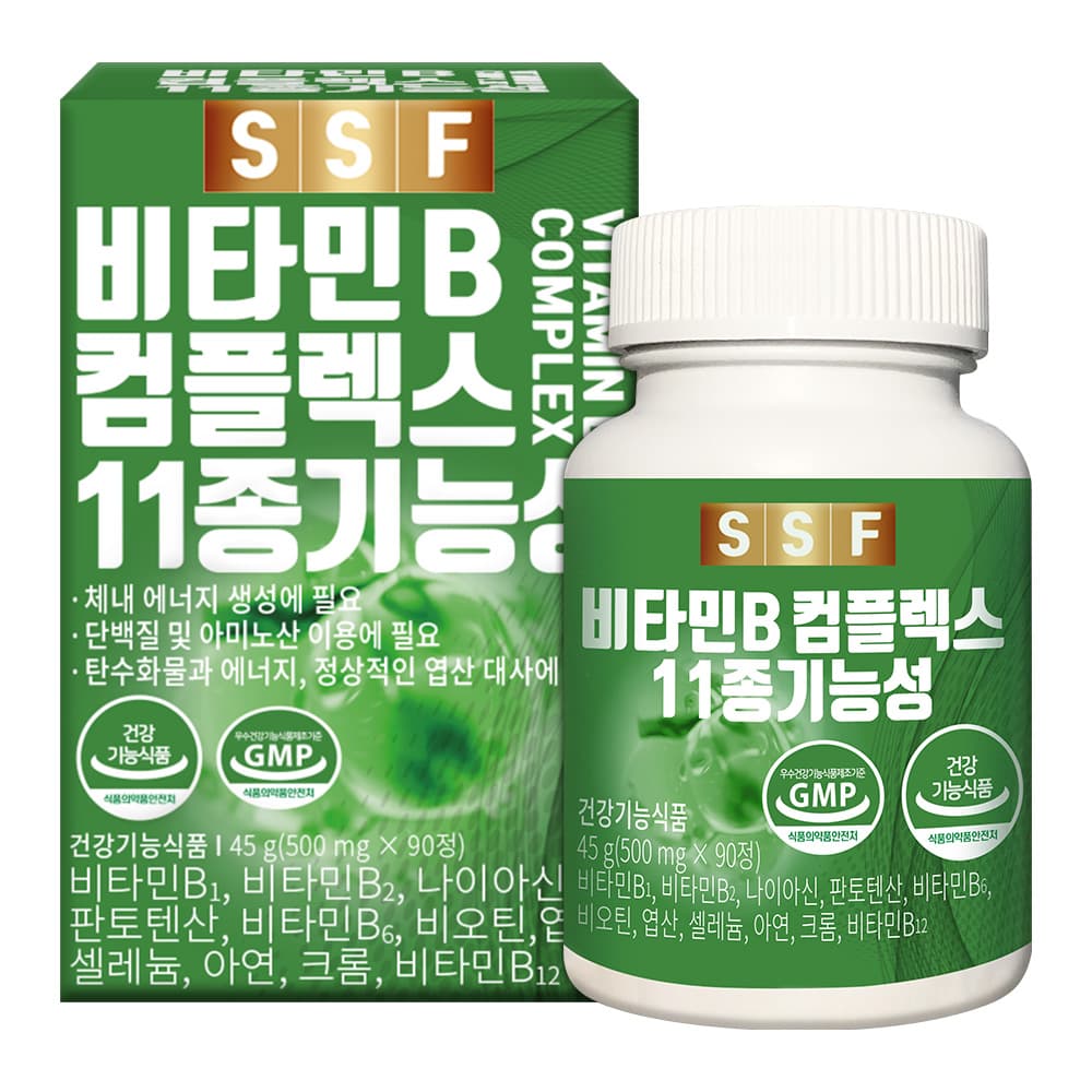순수식품 비타민B 컴플렉스 500mg x 90정, 1개