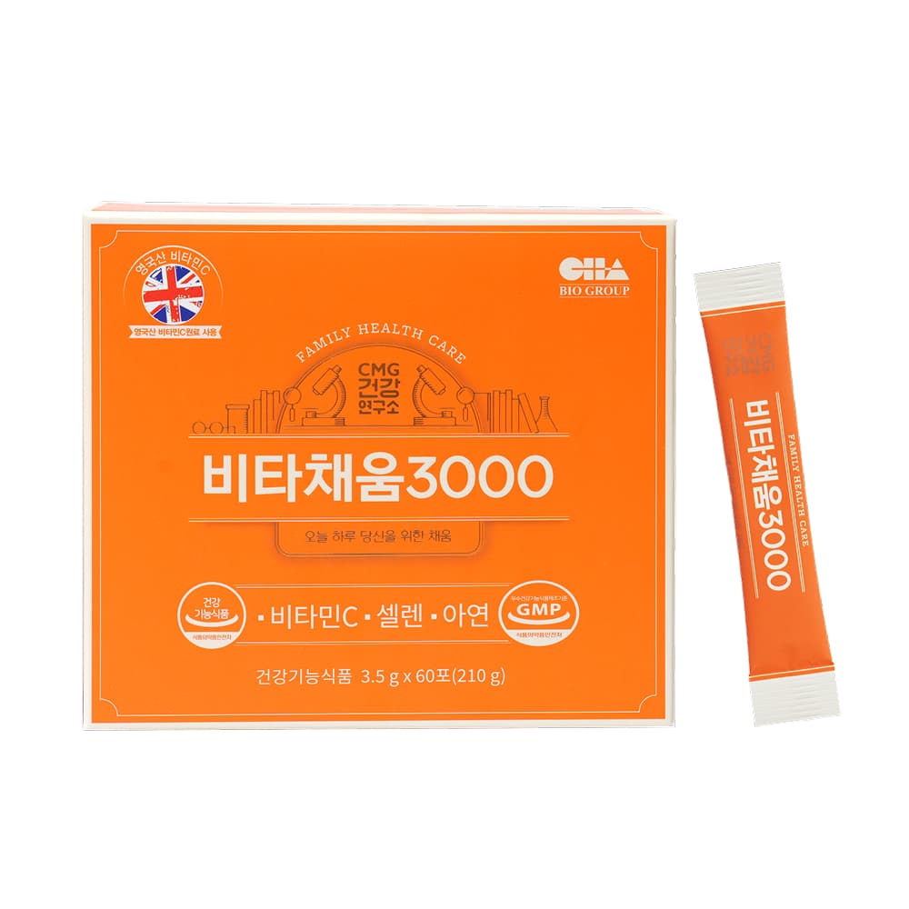 CMG건강연구소 비타채움3000 3.5g x 60포, 3개