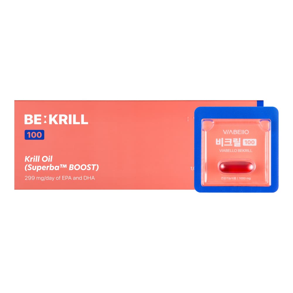 비아벨로 비크릴 100 인지질 프리미엄 크릴오일 다이어트 건강기능식품