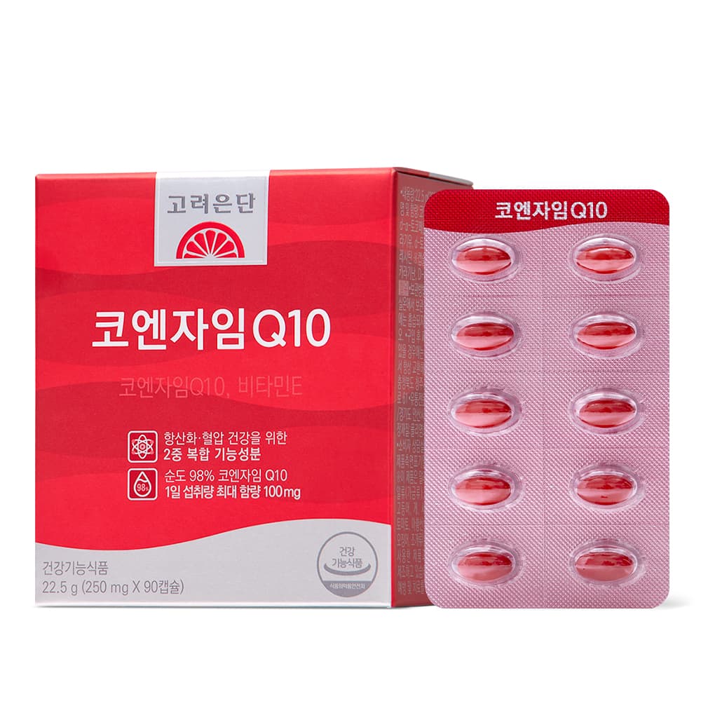 고려은단 코엔자임Q10 250mg x 90캡슐, 2개
