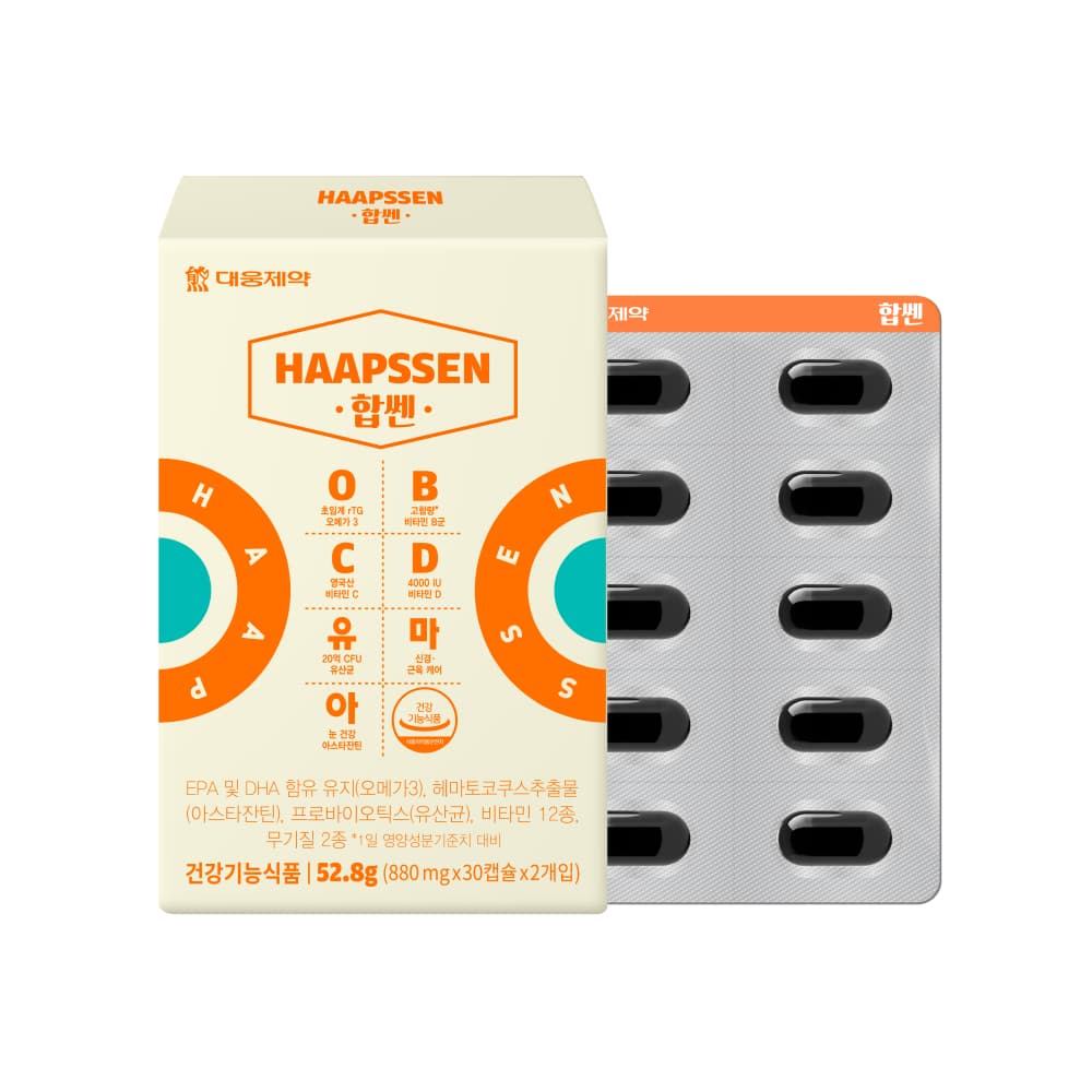 대웅제약 합쎈 880mg x 60캡슐, 6개