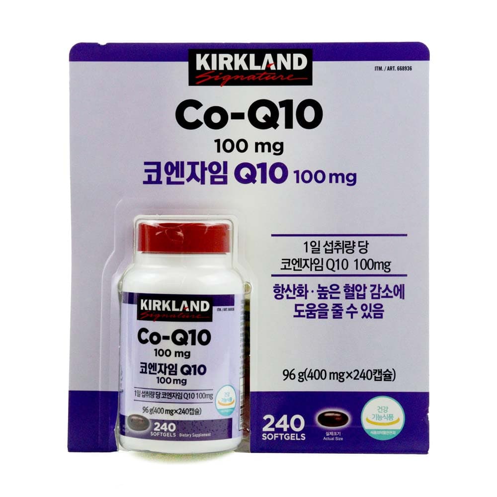 커클랜드 코엔자임 Q10 400mg x 240캡슐, 1개