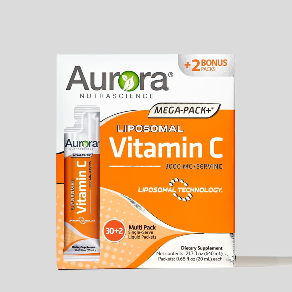 AURORA 메가 팩 플러스 리포조말 비타민C 20ml x 32포, 1개