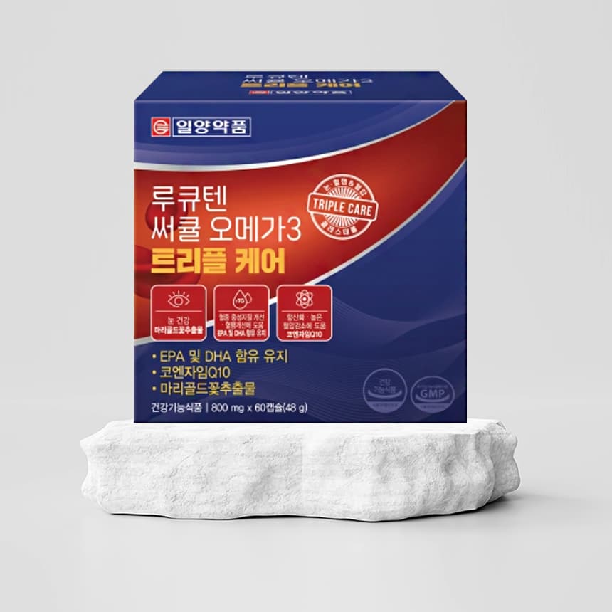 일양약품 루큐텐 써큘 오메가3 트리플 케어 60캡슐, 1개