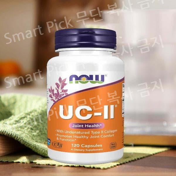나우푸드 UC-II 비변성 타입 II 콜라겐 베지캡슐 120캡슐, 1개