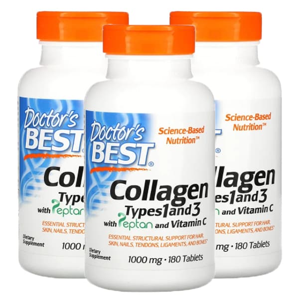 닥터스베스트 콜라겐 타입 1&amp;3 1000mg 타블렛 180정, 1개