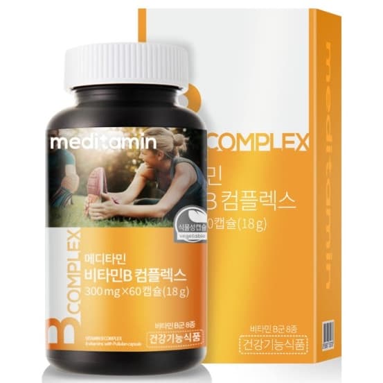 메디타민 비타민B 컴플렉스 300mg x 60캡슐, 2개