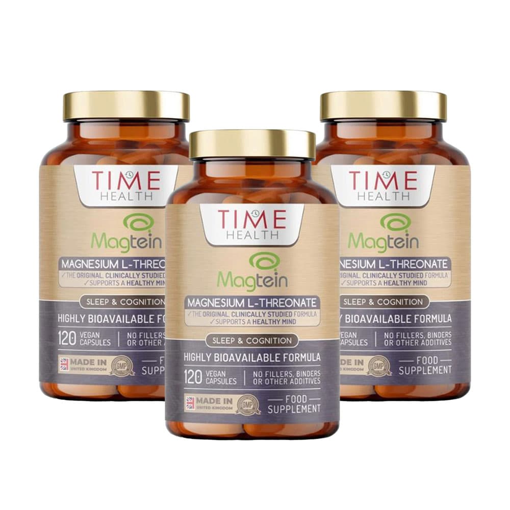 타임헬스 마그테인 트레온산 마그네슘 120캡슐, 1개